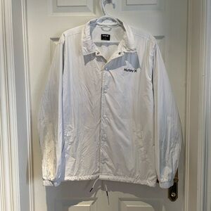 White Hurley jacket